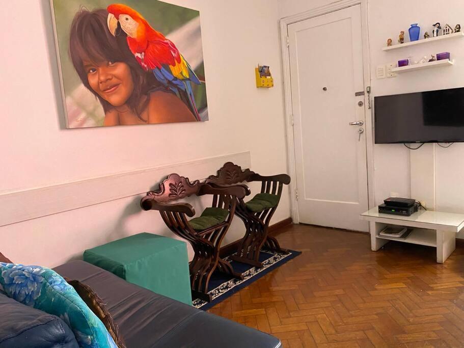 Charmoso Apartamento Na Av. Atlantica, Copacabana Rio de Janeiro Dış mekan fotoğraf